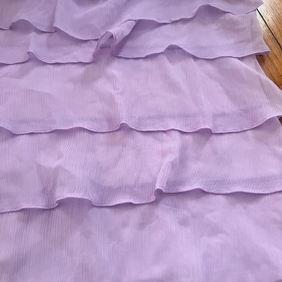 Lavender Ruffled Shirt - Picture 2 of 5